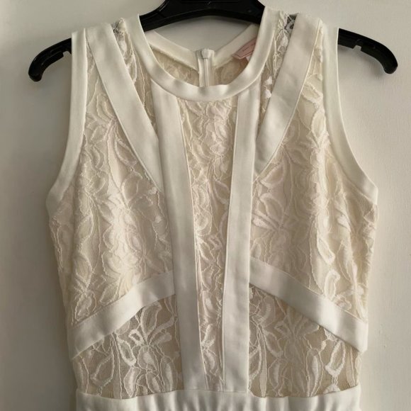 NWOT Love...Ady Lace Fit & Flare Dress White - Picture 9 of 9